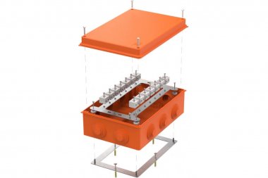 Фотография товара 'Промрукав 40-0330-FR6.0-28 Коробка огнестойкая Е15-Е120 RAL2004 260х175х90'