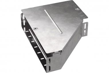 Фотография товара 'Промрукав PR16.0684 Переходник левый с крышкой Стандарт 400х200х100'