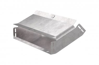 Фотография товара 'Промрукав PR16.0593 Угол вертикальный внутренний 45 градусов с крышкой Стандарт 400х80'