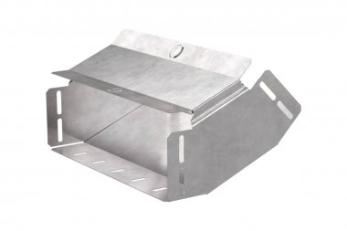 Фотография товара 'Промрукав PR16.0542 Угол вертикальный внутренний 45 градусов с крышкой Стандарт 300х100'