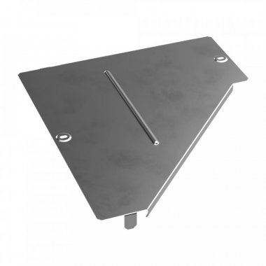 Фотография товара 'Промрукав PR16.4302 Крышка переходника левого Стандарт INOX (AISI 304) 400х150'