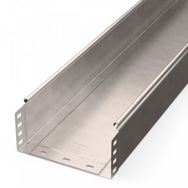 Фотография товара 'Промрукав PR16.2394 Лоток неперфорированный Стандарт INOX (AISI 409) 200х100х3000 (0,8 мм)'