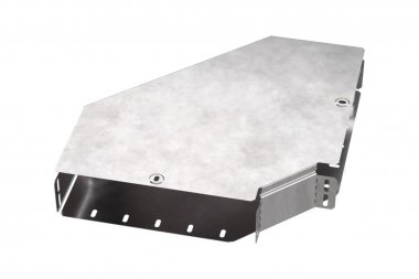 Фотография товара 'Промрукав PR16.0421 Угол горизонтальный 90 градусов с крышкой Стандарт 300х80'