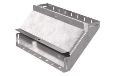 Фотография товара 'Промрукав PR16.0602 Угол вертикальный внутренний 90 градусов с крышкой Стандарт 400х80'