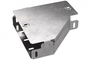 Фотография товара 'Промрукав PR16.0489 Переходник левый с крышкой Стандарт 200х100х50'