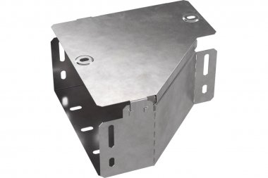 Фотография товара 'Промрукав PR16.0493 Переходник левый с крышкой Стандарт 200х100х100'