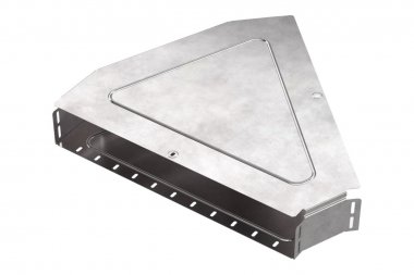 Фотография товара 'Промрукав PR16.0621 Угол горизонтальный 45 градусов с крышкой Стандарт 600х100'