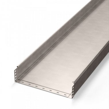 Фотография товара 'Промрукав PR16.2400 Лоток неперфорированный Стандарт INOX (AISI 409) 400х100х3000 (1,0 мм)'