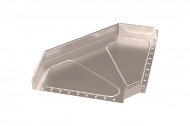 Фотография товара 'Промрукав PR16.3570 Угол горизонтальный 90 градусов Стандарт INOX (AISI 409) 500х80'