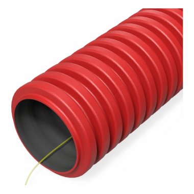 Фотография товара 'Промрукав PR15.0268 Труба гофрированная двустенная ПНД гибкая тип 450 (SN29)'