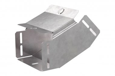 Фотография товара 'Промрукав PR16.0538 Угол вертикальный внутренний 45 градусов с крышкой Стандарт 150х100'