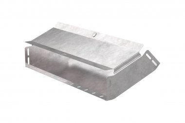 Фотография товара 'Промрукав PR16.0600 Угол вертикальный внутренний 45 градусов с крышкой Стандарт 600х100'