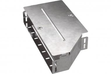 Фотография товара 'Промрукав PR16.0686 Переходник левый с крышкой Стандарт 400х300х80'