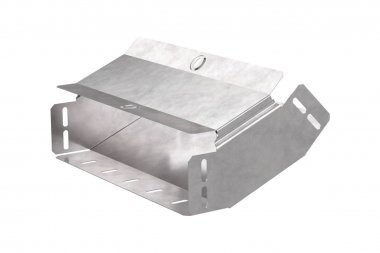 Фотография товара 'Промрукав PR16.0450 Угол вертикальный внутренний 45 градусов с крышкой Стандарт 300х80'