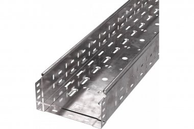 Фотография товара 'Промрукав PR16.0010 Лоток перфорированный Стандарт 200х100х3000 (0,8 мм)'