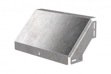 Фотография товара 'Промрукав PR16.0585 Угол вертикальный внешний 90 градусов с крышкой Стандарт 400х100'