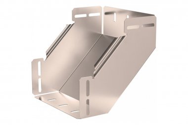 Фотография товара 'Промрукав PR16.3382 Угол вертикальный внутренний 90 градусов Стандарт INOX (AISI 409) 200х100'