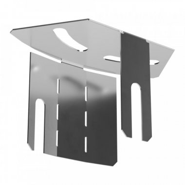 Фотография товара 'Промрукав PR16.3605 Крышка угла горизонтального изменяемого 0-45 градусов Стандарт INOX (AISI 304) 50'