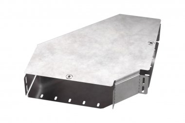 Фотография товара 'Промрукав PR16.0422 Угол горизонтальный 90 градусов с крышкой Стандарт 300х100'