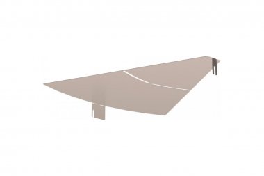 Фотография товара 'Промрукав PR16.3672 Крышка угла горизонтального изменяемого 0-45 градусов Стандарт INOX (AISI 409) 600'