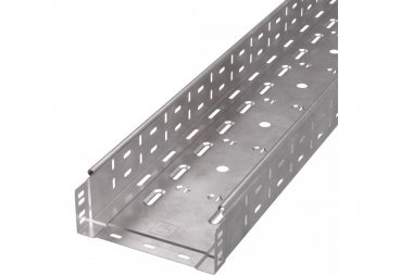 Фотография товара 'Промрукав PR16.1234Лоток перфорированный Стандарт HDZ 200х80х3000 (0,8 мм) (6 м/уп)'