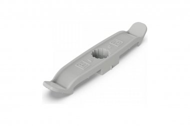 Фотография товара 'Промрукав PR13.0440 Держатель плоского кабеля двусторонний для прямого монтажа на 4 места'