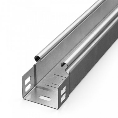 Фотография товара 'Промрукав PR16.2325 Лоток неперфорированный Стандарт INOX (AISI 304) 50х50х3000 (0,8 мм)'