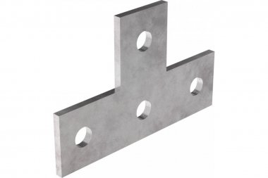 Фотография товара 'Промрукав PR08.8801 Пластина Т-образная 4 отверстия HDZ'