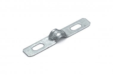 Фотография товара 'Промрукав PR13.02393 Скоба металлическая двухлапковая усиленная противопожарная СМДУ d6-7 мм'