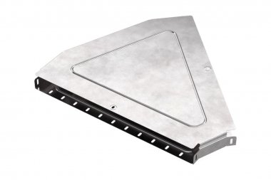 Фотография товара 'Промрукав PR16.0619 Угол горизонтальный 45 градусов с крышкой Стандарт 600х50'