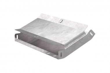 Фотография товара 'Промрукав PR16.0592 Угол вертикальный внутренний 45 градусов с крышкой Стандарт 400х50'