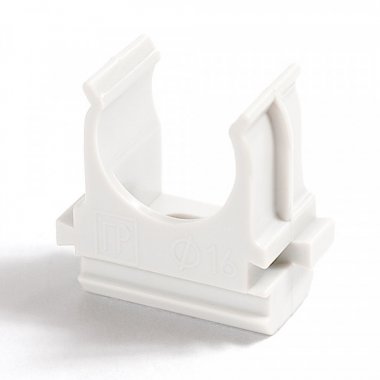 Фотография товара 'Промрукав Крепёж-клипса для труб Полистирол d32 PR.02732б'