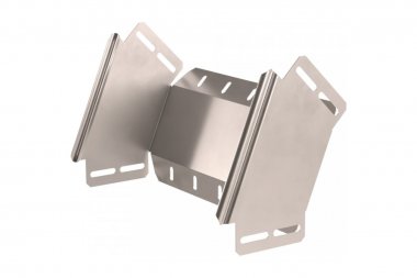 Фотография товара 'Промрукав PR16.2969 Угол вертикальный внешний 45 градусов Стандарт INOX (AISI 409) 300х100'