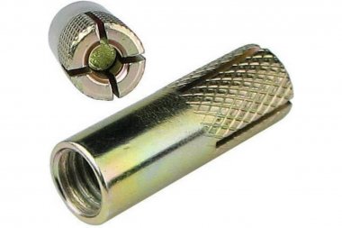 Фотография товара 'Промрукав PR08.2340 Анкер забивной стальной оцинкованный (цанга) М6 8х25'