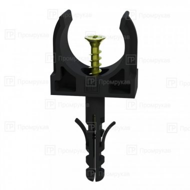 Фотография товара 'Промрукав Крепеж-клипса с дюбелем и саморезом d16 PR13.0219'