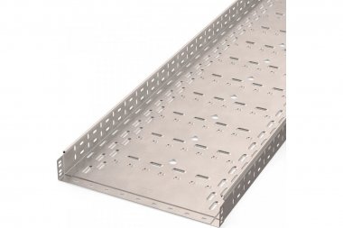Фотография товара 'Промрукав PR16.2427 Лоток перфорированный Стандарт INOX (AISI 409) 500х80х3000 (1,0 мм)'