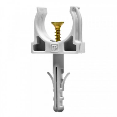 Фотография товара 'Промрукав Крепеж-клипса с дюбелем и саморезом d20 PR13.0308'