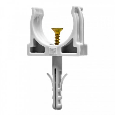 Фотография товара 'Промрукав Крепеж-клипса с дюбелем и саморезом d25 PR13.0309'