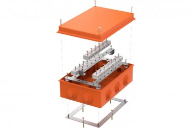 Фотография товара 'Промрукав 40-0330-FR10.0-40 Коробка огнестойкая для о/п Е15-Е120 RAL2004 260х175х90'