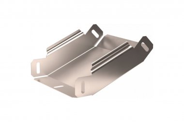 Фотография товара 'Промрукав PR16.3328 Угол вертикальный внутренний 45 градусов Стандарт INOX (AISI 409) 400х100'