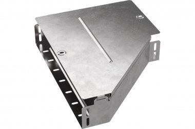 Фотография товара 'Промрукав PR16.0683 Переходник левый с крышкой Стандарт 400х200х80'