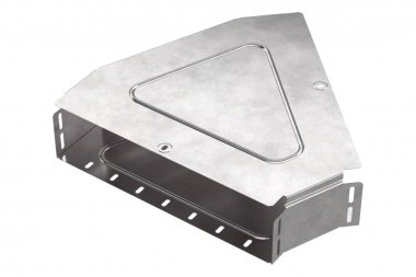 Фотография товара 'Промрукав PR16.0615 Угол горизонтальный 45 градусов с крышкой Стандарт 400х100'