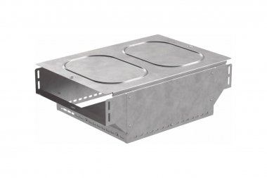 Фотография товара 'Промрукав PR16.0970 Ответвитель Т-образный вертикальный с крышкой Стандарт 400х100'