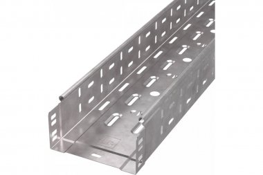 Фотография товара 'Промрукав PR16.1231 Лоток перфорированный Стандарт HDZ 150х80х3000 (0,7 мм) (6 м/уп)'