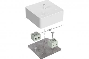 Фотография товара 'Промрукав 40-0450-FR6.0-4-П-Е60 Коробка огнестойкая для кабель-канала 40-0450-FR6.0-4-П Е15-Е60'