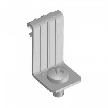 Фотография товара 'Промрукав PR08.5863 Зажим балочный вертикальный 1-5 мм с отгибом и винтом М6х10'