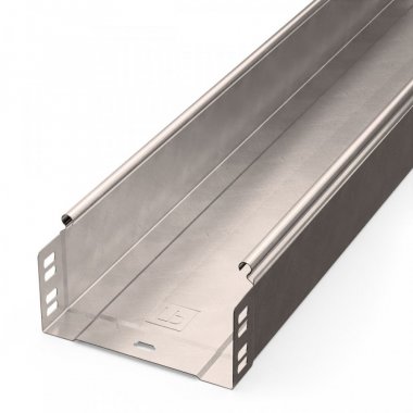 Фотография товара 'Промрукав PR16.2393 Лоток неперфорированный Стандарт INOX (AISI 409) 150х80х3000 (0,7 мм)'