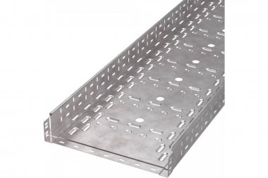 Фотография товара 'Промрукав PR16.1240 Лоток перфорированный Стандарт HDZ 400х80х3000 (1,0 мм) (6 м/уп)'