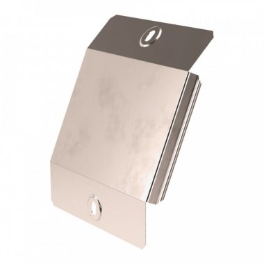 Фотография товара 'Промрукав PR16.3071 Крышка угла вертикального внешнего 90 градусов Стандарт INOX (AISI 409) 150'