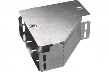 Фотография товара 'Промрукав PR16.0491 Переходник левый с крышкой Стандарт 200х100х80'